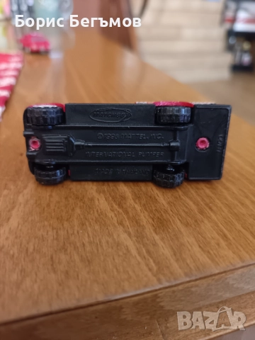 Метална количка-пожарна Matchbox 1998 1:100 рядка, снимка 6 - Колекции - 52906704
