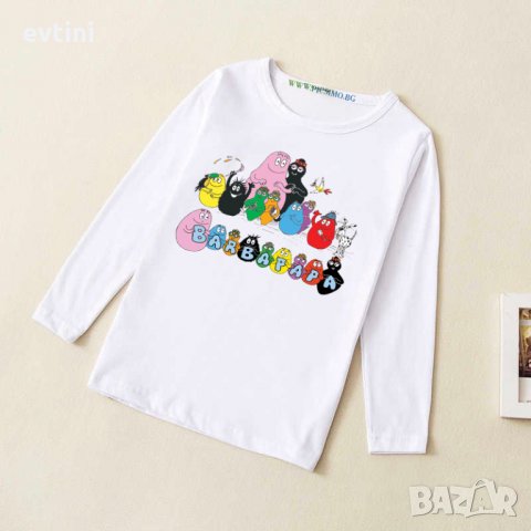 Детски памучни блузи с дълъг ръкав и печат по избор, снимка 12 - Детски Блузи и туники - 35679762