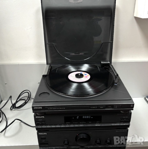 Hi-Fi стерео система на Philips /грамофон, тунер и усилвател/, снимка 7 - Аудиосистеми - 53505045