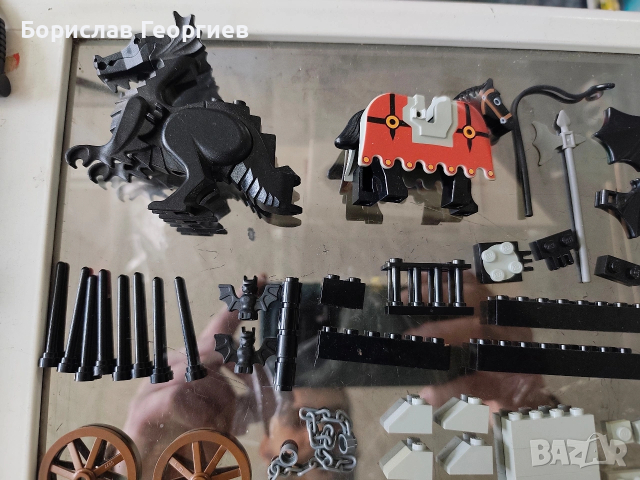 Лего 6047 Lego fright knights traitor transport 1997 г, снимка 2 - Конструктори - 53463783