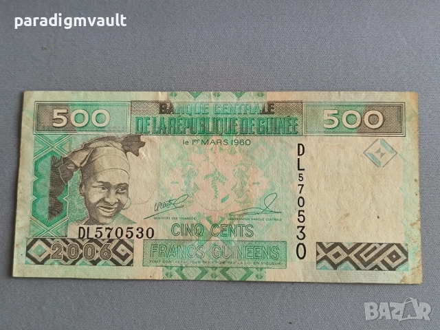Банкнота - Гвинея - 500 франка | 2006г.