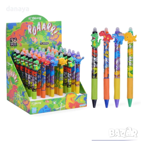 6291 Изтриваем син химикал с гума и Dino фигурка, снимка 3 - Ученически пособия, канцеларски материали - 53231881