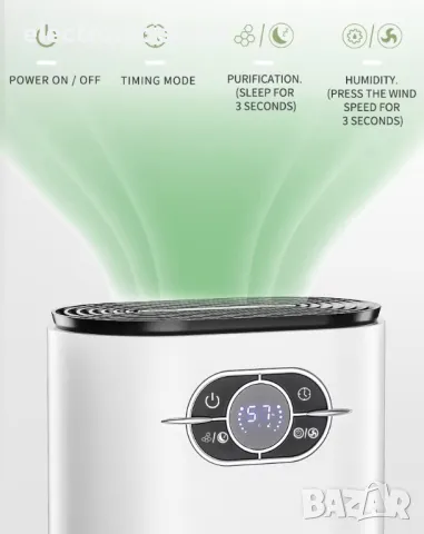 Въздушен обезвлажнител Абсорбер на влага Влагоустойчив 1.2 литра Сешоар на въздух