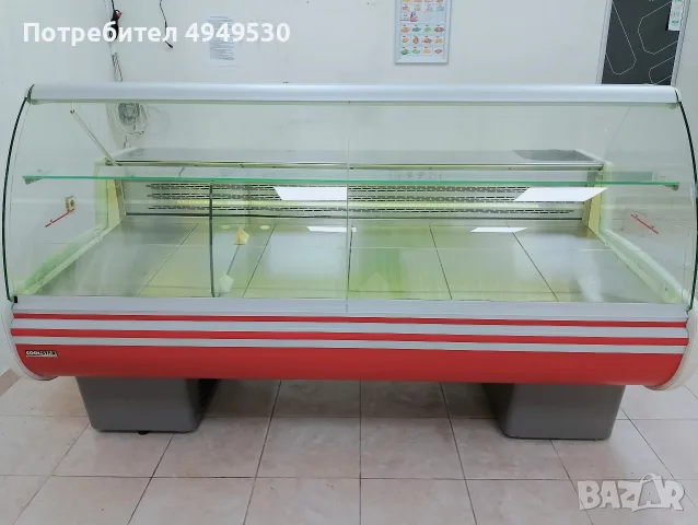 ОБОРУДВАНЕ: ХОРИЗОНТАЛНА ВИТРИНА; СТЕЛАЖ ЦИГАРИ И БАРКОД СКЕНЕР