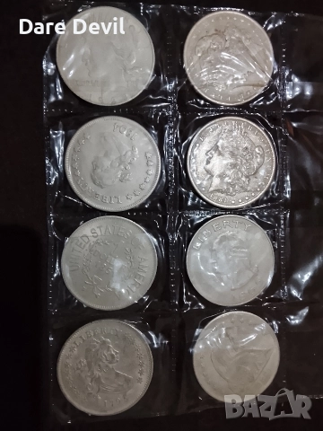 Реплика на Morgan Dollars, снимка 2 - Нумизматика и бонистика - 52624176