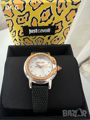 Just Cavalli часовник с естествена кожа и Swarovski елементи, снимка 5 - Дамски - 55831350
