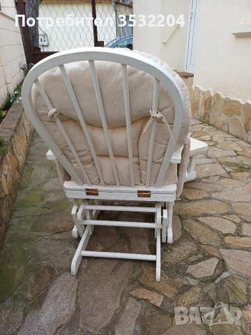 Люлеещ стол с табуретка, снимка 3 - Столове - 53691170