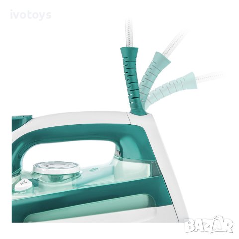 Парна ютия SENCOR SSI 6100GR, 2600W, Система Anti-Calc, Зелен/Бял, снимка 6 - Ютии - 41584313