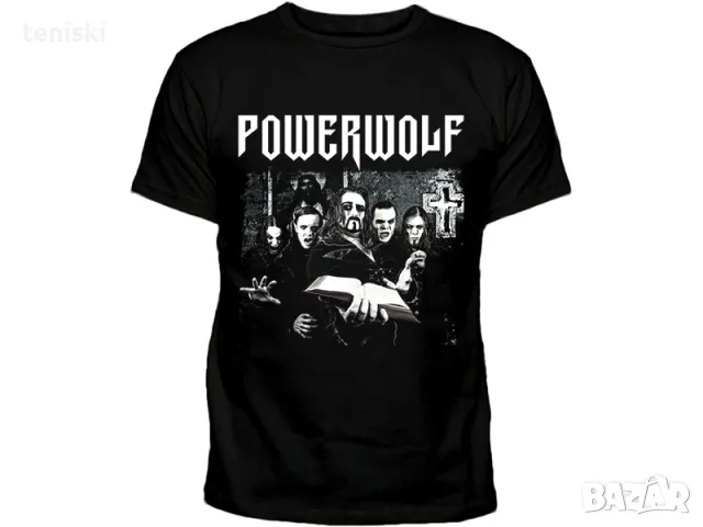 Метъл тениски Powerwolf 4 модела, всички размери, снимка 3 - Тениски - 34173277