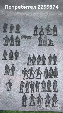 Оловни войници от 1974-1980 год.