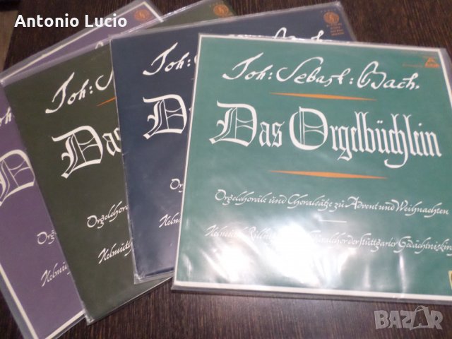 J.S.Bach - Orgelbuchlein BWV 613,614,615,616,640,...- 4 LP'