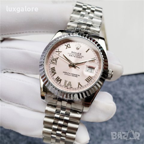 Дамски часовник Rolex Lady-Datejust Pink Roman с автоматичен механизъм