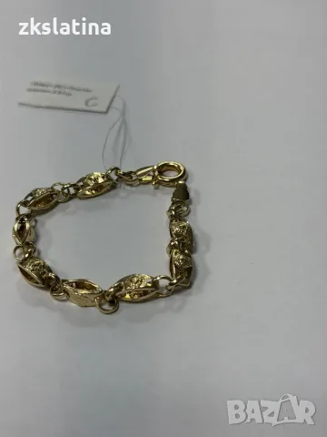*** Златна гривна 14к 3.51гр, снимка 2 - Гривни - 56111664