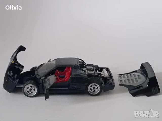Ferrari F40, Testarossa Ferrari 348ts , 1:43 Отаваряеми елементи, снимка 10 - Колекции - 51138252