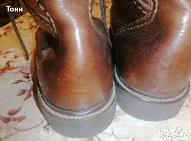 Нови Мъжки Зимни Боти Изцяло от Естествена Кожа 43 , снимка 15 - Мъжки боти - 49053418