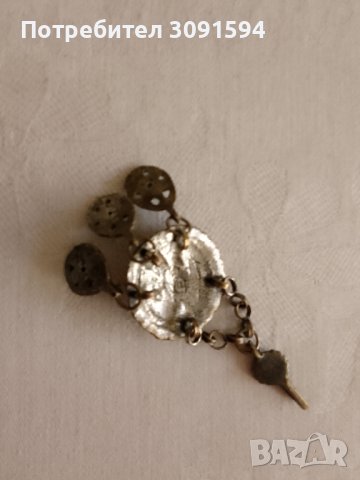 НАКИТ за НОСИЯ , БРОШКА възрожденски стил , снимка 3 - Антикварни и старинни предмети - 44419335