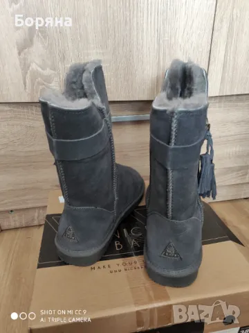 Nice Bay нови ботуши агнешка кожа 38 номер ugly boots, снимка 10 - Дамски ботуши - 47315555
