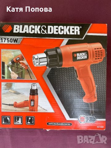 Продавам пистолет за топъл въздух Black&Decker, снимка 1 - Други инструменти - 41555379