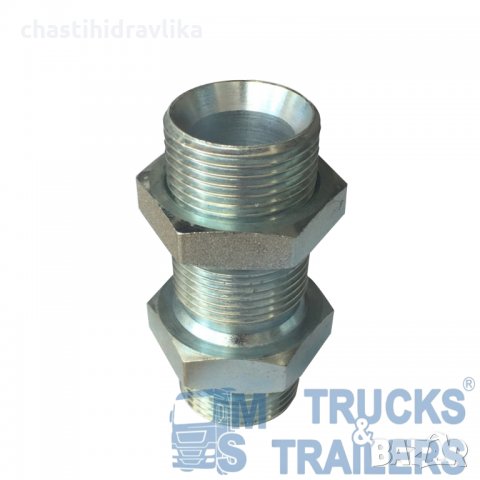 Нипел с контра гайка HYVA ¾” - ¾”