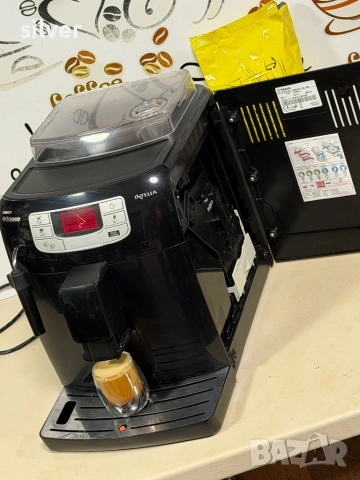Кафемашина кафе автомат Saeco Philips INTELİA с гаранция, снимка 7 - Кафемашини - 52243448