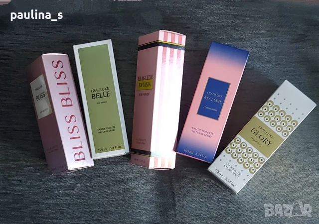 Бюджетни парфюми / Стара версия Milton Lloyd и Fragluxe / Дамски парфюми, един мъжки парфюм , снимка 17 - Дамски парфюми - 48508880