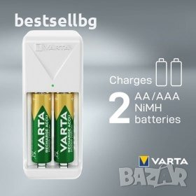 Универсално зарядно устройство VARTA за акумулаторни батерии AA и AAA, снимка 7 - Друга електроника - 41018746