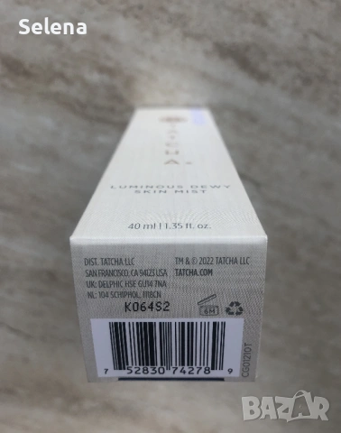 Нов Tatcha Luminous Dewy Skin Mist, снимка 6 - Козметика за лице - 53590072