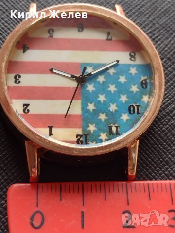 Много красив дамски часовник с Американския флаг перфектен 38015, снимка 8 - Дамски - 40754142