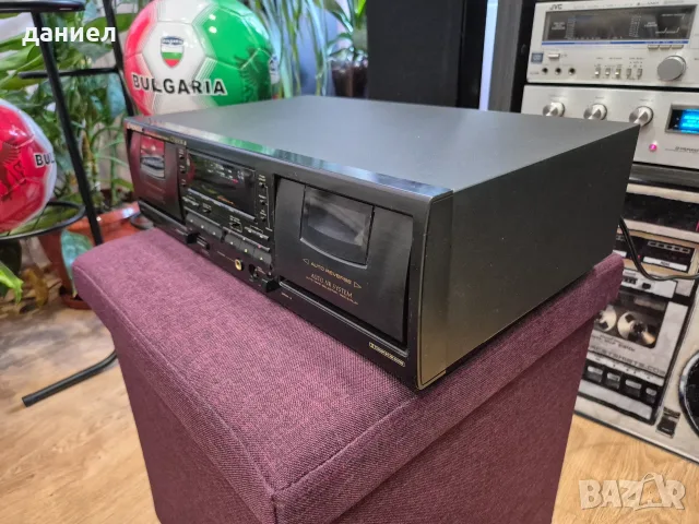 Японски двукасетен дек PIONEER CT-W503R от 1994 г. с добър външен вид и без надрасквания, снимка 2 - Декове - 56155374