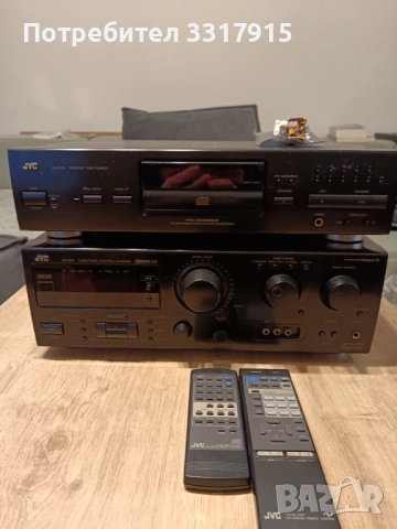 Ресийвър JVC RX-816R и CD Player JVC XL-Z574 -