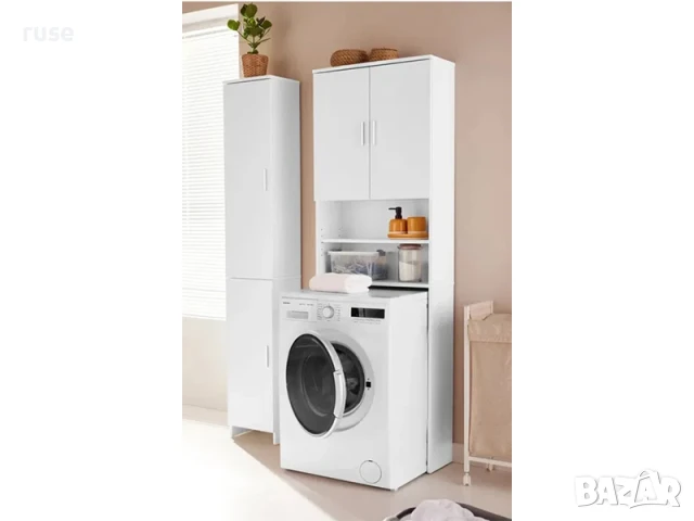 НОВ! Шкаф за пералня с 2 рафта, снимка 4 - Други - 50540587