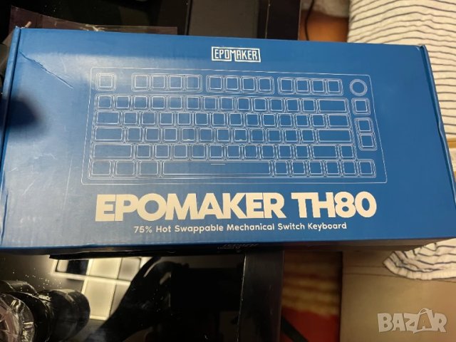 Геймърска клавиатура Epomaker TH80 с Akko суйчове, снимка 5 - Клавиатури и мишки - 50459834