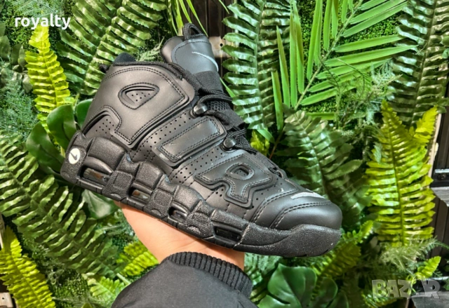 Nike Air More Uptempo Мъжки Черни Кецове 40-44 Номер 