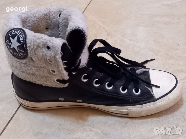 Зимни кецове Converse естествена кожа , снимка 11 - Кецове - 38753071