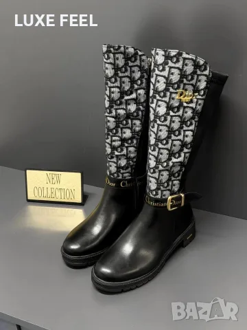 Dior ⚜️ Louis Vuitton ⚜️ Gucci ⚜️ Дамски Ботуши , снимка 7 - Дамски ботуши - 56119736
