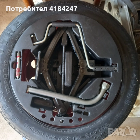 фиат мареа оргинален комплект резервна гума+крик и фиксатор , снимка 3 - Части - 51973996