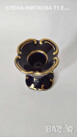 Порцеланов тоалетен/декоративен комплект от Илменау Порцелан,Германия, снимка 9 - Антикварни и старинни предмети - 52092726