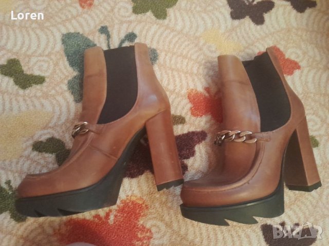 Дамски италиянски кафеви боти , снимка 6 - Дамски боти - 42344242
