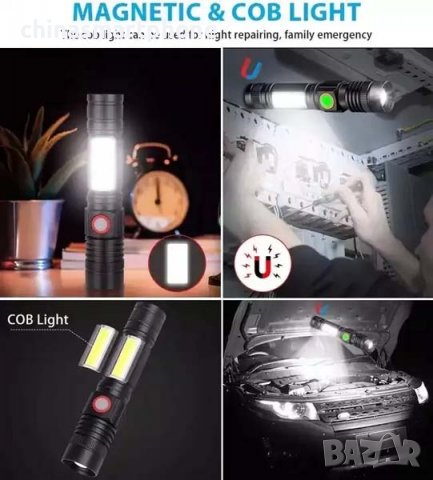 Фенер 1600LM XML-T6 акумулаторен, снимка 5 - Къмпинг осветление - 39996458