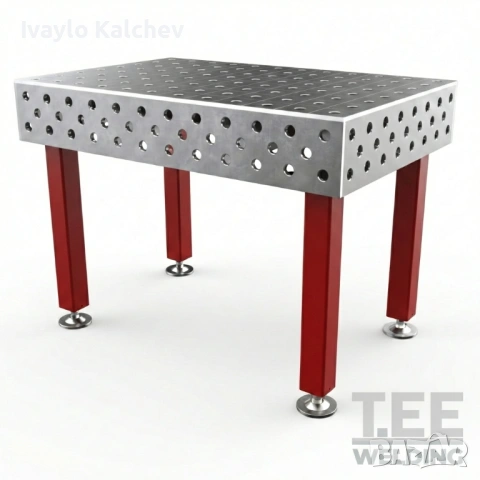 Заваръчна маса 1200×800 мм (12 мм плот) | ЛИЗИНГ