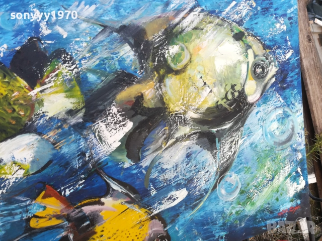 РИБИ-ГОЛЯМА КАРТИНА 1510251553, снимка 16 - Картини - 52064187