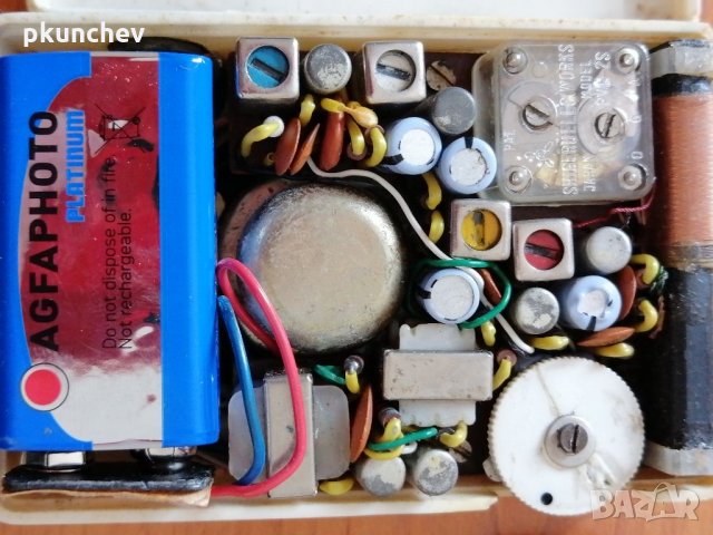 Ретро японско радио AM, снимка 7 - Радиокасетофони, транзистори - 35943177