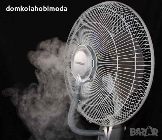 Вентилатор с водна мъгла,Дистанционно,3 степени,127x40 см,75 W,Регулиране наклона и посоката,4 литра, снимка 4 - Вентилатори - 36513550