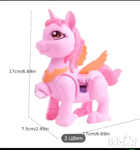 Музикална играчка Еднорог, снимка 2 - Музикални играчки - 48495570