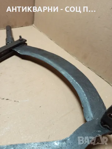 Соц Стар Ръчно Кован Нож За Сено., снимка 5 - Антикварни и старинни предмети - 49441862