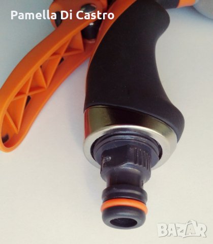 Пистолет за градински маркуч с 8 функции. Нов., снимка 4 - Напояване - 35915112