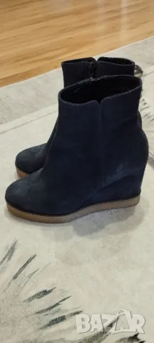 Дамски боти от естествен велур , снимка 3 - Дамски боти - 48729058