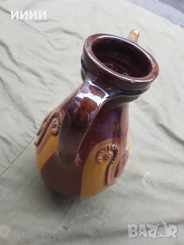 Глинена кана чайник, снимка 3 - Антикварни и старинни предмети - 52308335