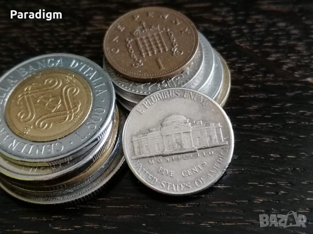 Монета - САЩ - 5 цента | 1996г.