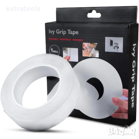 Двойнозалепваща лента за закрепване Ivy Grip Tape, снимка 2 - Други инструменти - 41939611